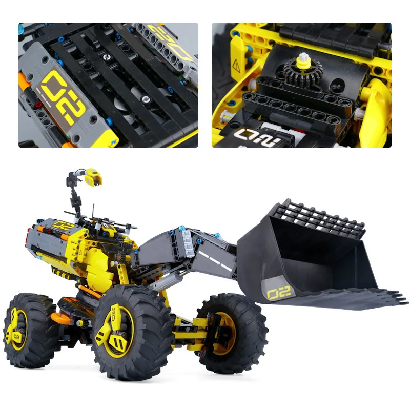 

Lepin 20084 Technic Car Model The Legoingly 42081 Concept Wheel Loader ZEUX Set Buidling Blocks Bricks Kids Toys Christmas Gifts