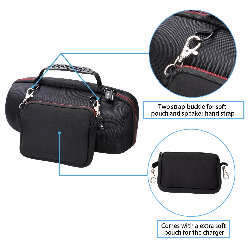 

LTGEM EVA Hard Case for JBL Xtreme 2 Portable Waterproof Wireless Bluetooth Speaker - Travel Protective Carrying Storage Bag