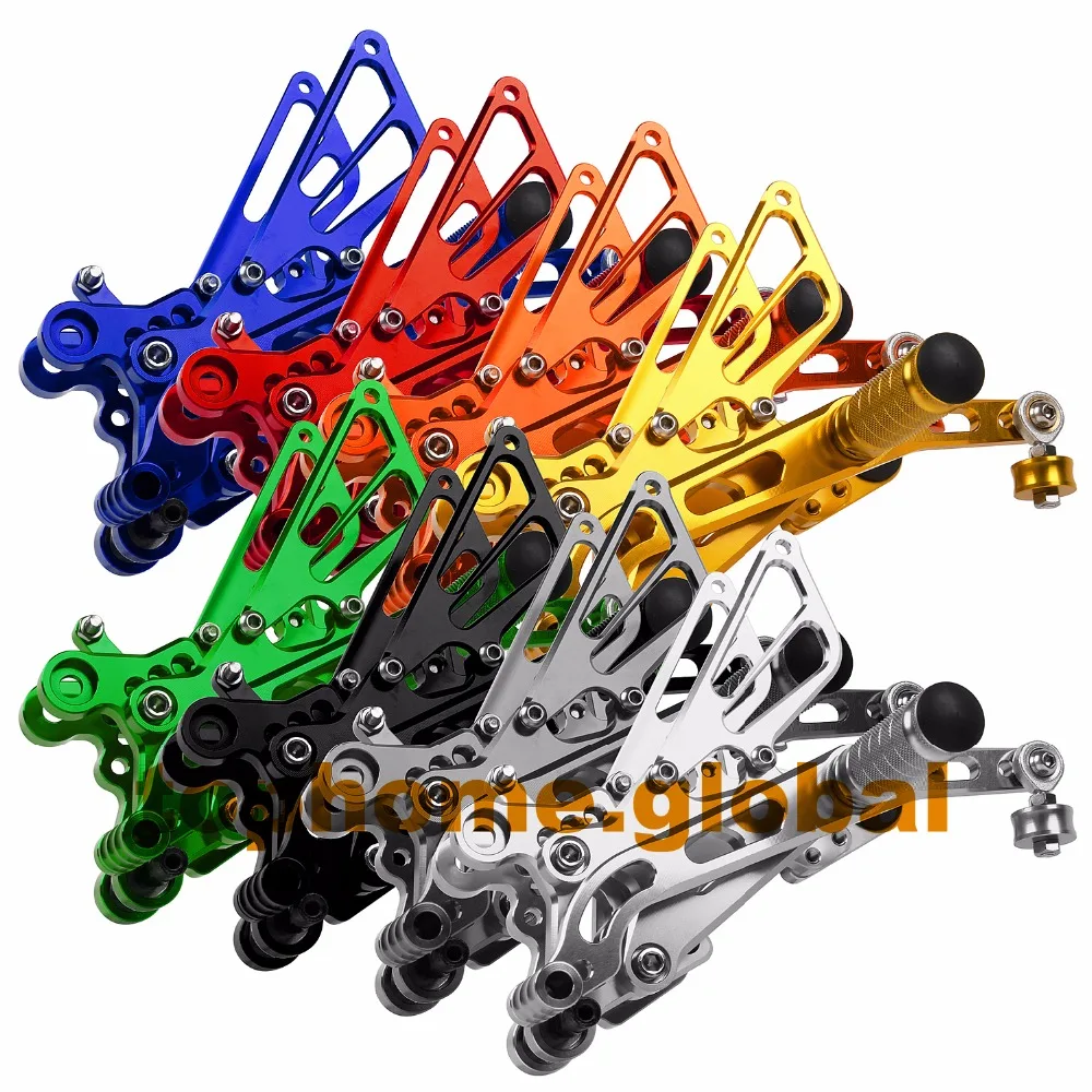 Для Yamaha R6 1999-2002 ЧПУ Rearsets подножки задний тормоз сдвиг регулировочный набор 2000 2001