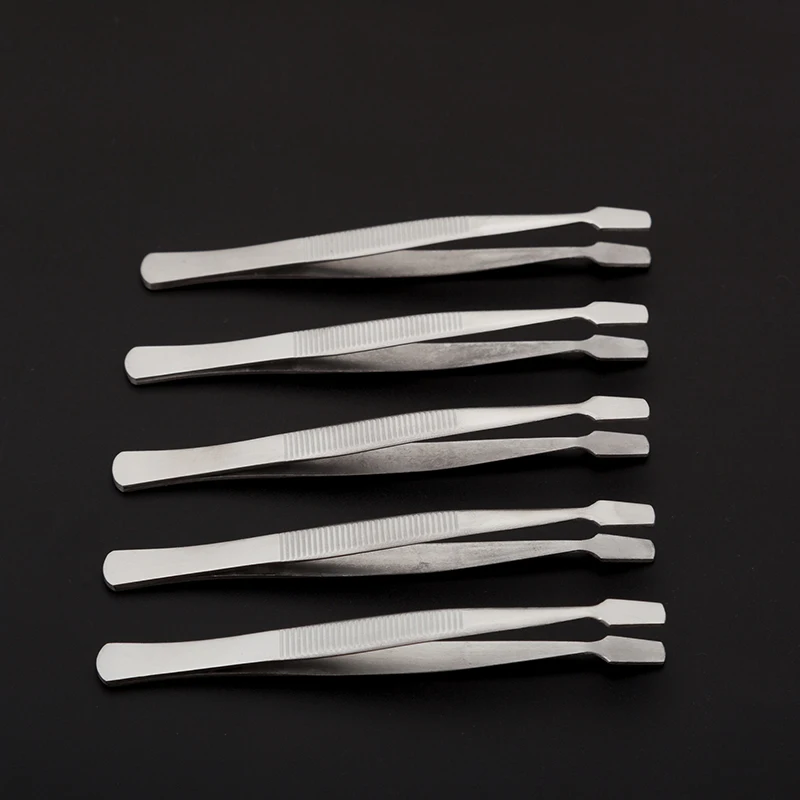 Бровей нержавеющая сталь tweezers профессиональный триммер для бровей зажим для ресниц Красота Наклонный Съемник косметический инструмент для макияжа