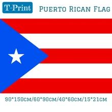90*150 см 60*90 см 40*60 см 15*21 см Пуэрто-Рико флаг Пуэрто-Рико Polyestee декоративные флаг