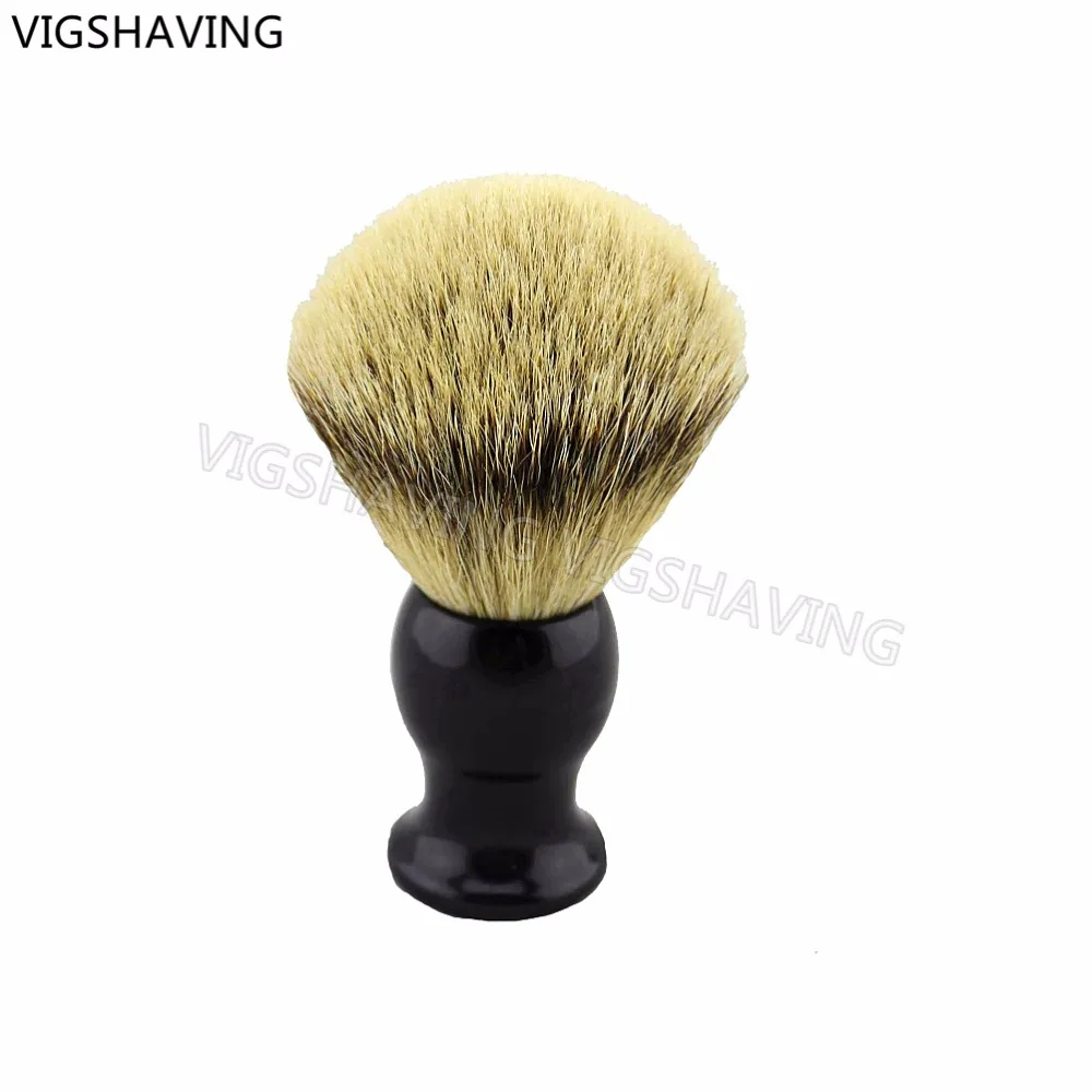 

22mm Knot Black Resin Handle SilverTip Badger Hair Shaving Brush