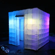 inflatable photo booth tent with colorful led lighting inflatable photo booth studio tent 2.4m toy tent