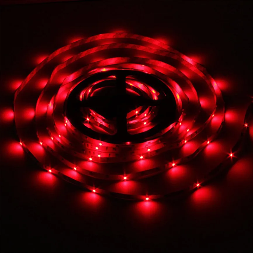 5 м светодиодный светильник 3528 RGB s SMD 12 В DC Дистанционный струнный s|Светодиодные