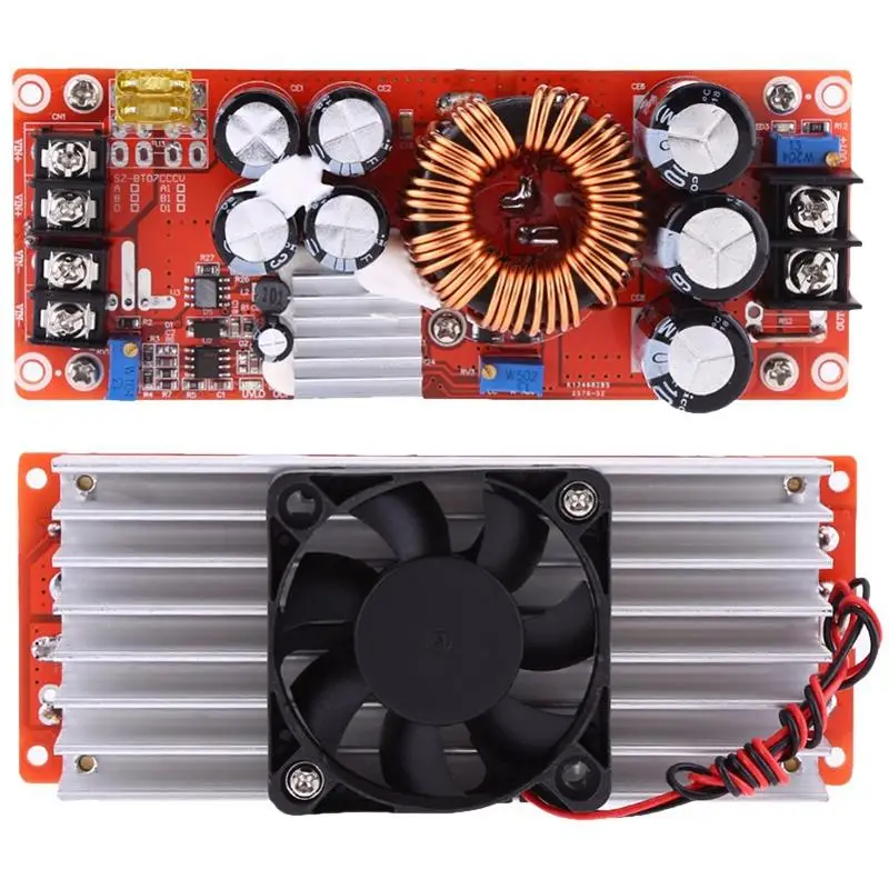 ABGN Hot-1500W dc-dc повышающий преобразователь 10-60 В до 12-90 в 30A Постоянный ток модуль питания светодиодный драйвер напряжение Powe