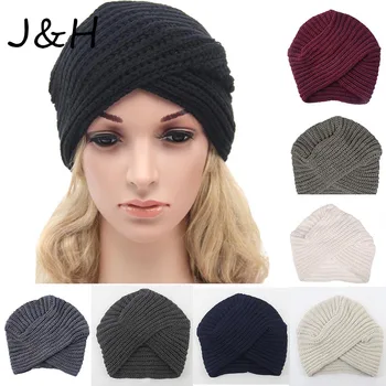 

Fashion Knitted Winter Warm Women Felt Hat Manual Wool Earmuffs Hats Thick Croceht Beanies Female Cap Drop Shipping