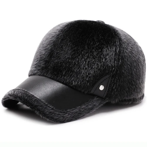 mink baseball cap