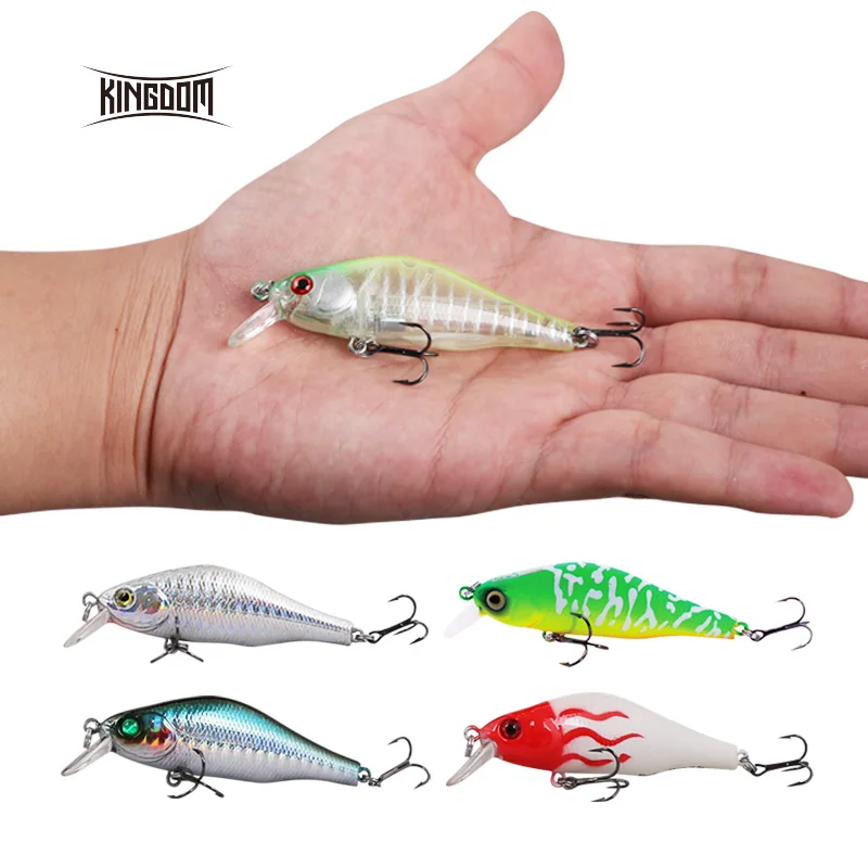 

Kingdom 70mm 8g Fishing Hard Lure Floating Minnow Lure Artificial Bait Wobberls Jerkbait Four Colors Available Model 3504