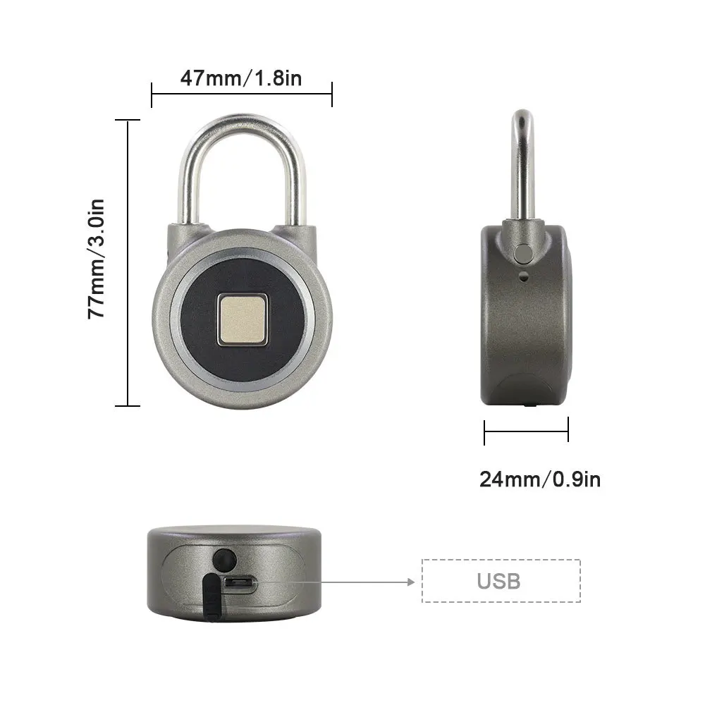 FB50 Bluetooth Fingerprint Lock (8)