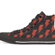 Боуи символическое новизна дизайна высокие холщовые нестандартная обувь без каблука повседневная обувь Прямая