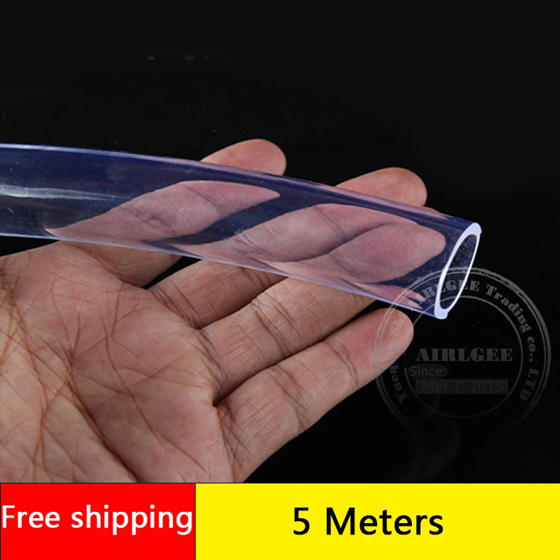 5 متر PVC شفافة البلاستيك خراطيم السباكة المياه مضخة أنبوب 2-10 ملليمتر القطر الداخلي التجمد خرطوم نفط