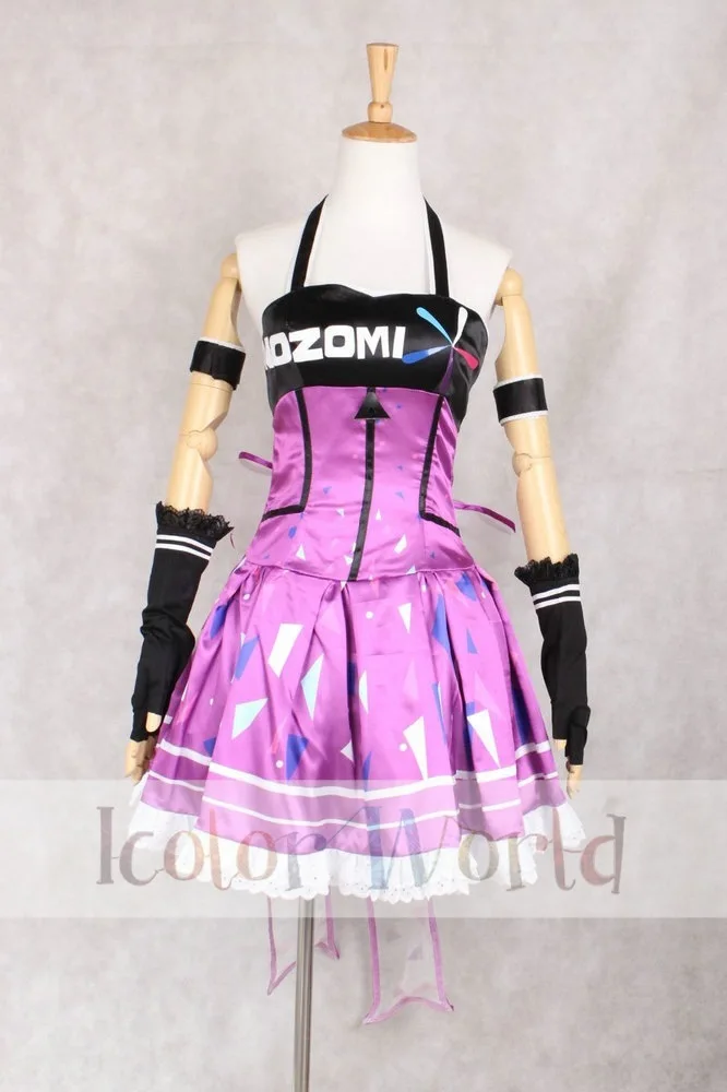 Love Live! Косплей костюм Nozomi Tojo с приложением для фестиваля школьного идола|cosplay