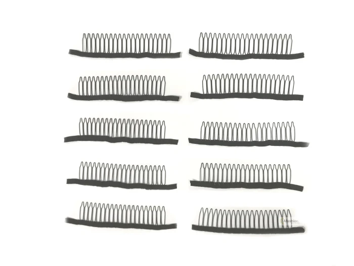 20 PCS Wig Clips 9-Teeth Wig Clips to Sew in Wig Clips to Secure