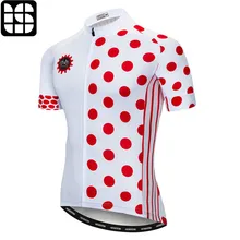 

Weimostar Red Spots Bike Team Cycling Jersey Men Summer Short Sleeve MTB Bicycle Jersey Quick Dry Cycling Shirt Maillot Ciclismo