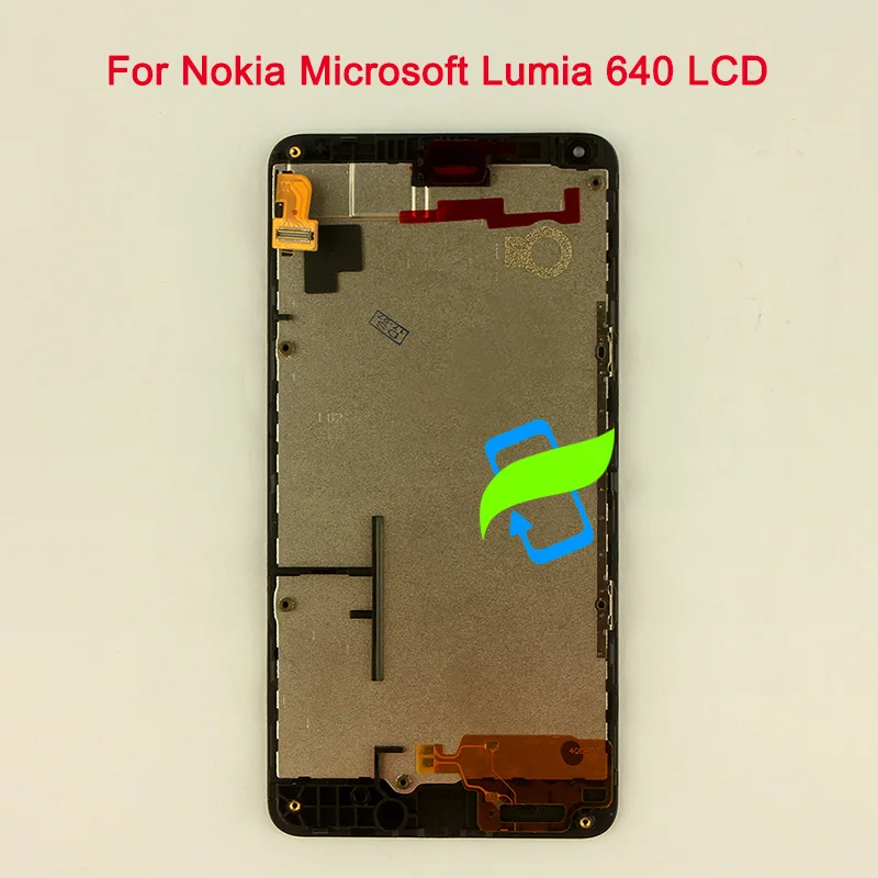 

5" Original Quality For Nokia Microsoft Lumia 640 LCD Display Touch Screen Digitizer Assembly w Frame For NOKIA 640 LCD 1280X720
