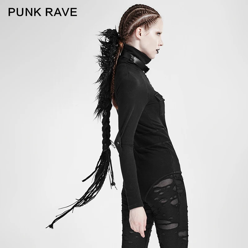 

PUNK Heavy Music Festival Mohican Cosplay Goth Unisex Headwear Halloween Performance Clothing S196