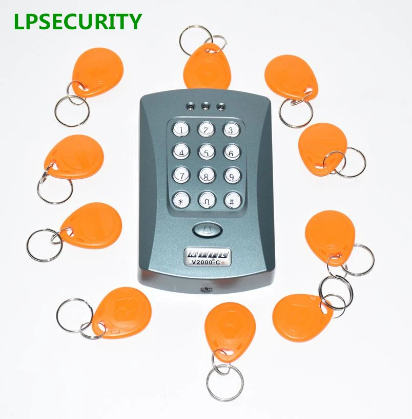 LPSECURITY 12VDC WG26 считыватель Входная RFID Клавиатура управление доступом