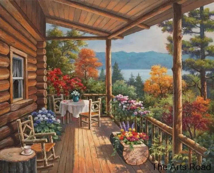 Beautiful Canvas Landscape Oil Painting Modern Art Reproductions Mediterranean Handmade 100% Beautiful Canvas Landscape Oil Painting Modern Art Reproductions Mediterranean Handmade 100%