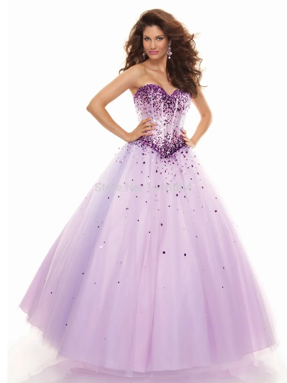 multi coloured ball gown