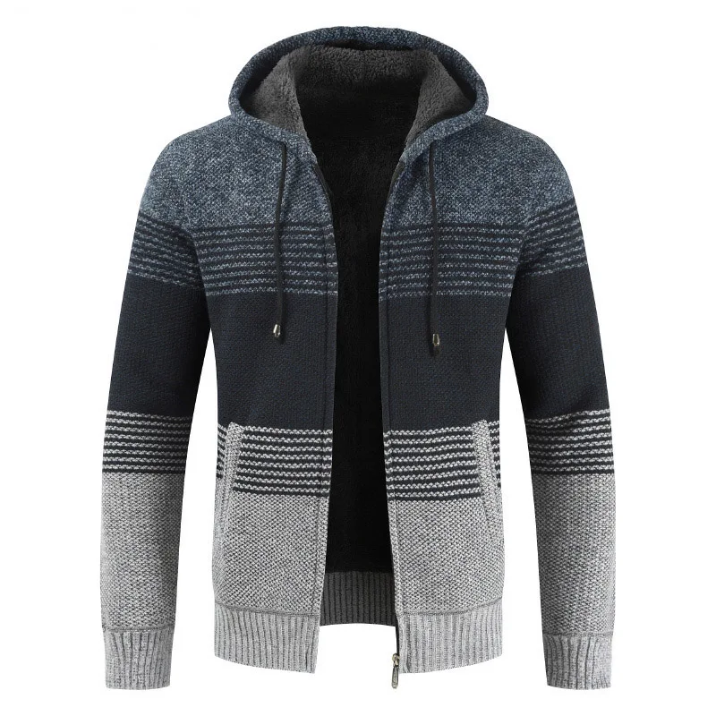 

2019 men Hoodie Sweatshirt Winter Streetwear Hoody Striped Sweat Pullover Zipper Hoodie Sweatshirts for Men Hip Hop Casual Y1