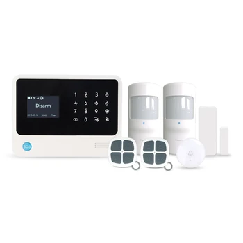 433MHz 5 inch screen touch keypad home security system,workable with doorbell PIR sensor remote control alarm system 433MHz 5 inch screen touch keypad home security system,workable with doorbell PIR sensor remote control alarm system