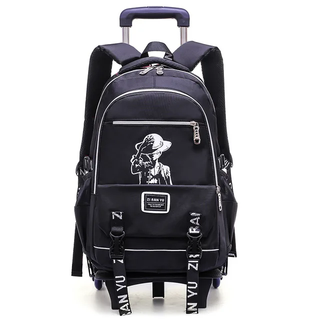Boy Rolling Backpack On 2 6 Wheels S Trolley School Bags Boy Rolling Backpack On 2 6 Wheels S Trolley School Bags Children Travel Luggage Bag