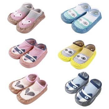 

Baby Shoes Floor Socks Infant Toddler Cartoon Animal Indoor Non-Slip Thick Soft