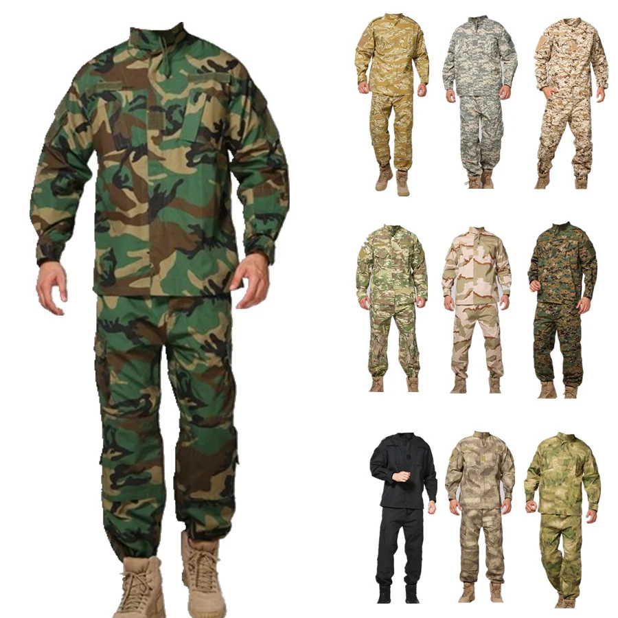 Mens Black Poly//Cotton Military Army Fatigues Work Utility Uniform Cargo BDU Pants with Pin