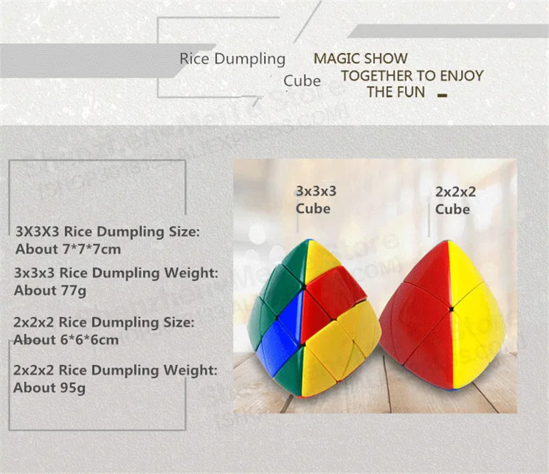 8 шт. 3x3x3 2x2x2 волшебный скоростной куб профессиональный рис клецки зеркало Megaminx Куб Детская игрушка тестер для мозга magico Cubo