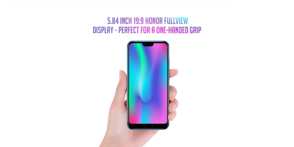 Оригинальная honor 10 глобальная версия смартфона NFC 5," экран 2280x1080 камера 3400 мАч процессор unicorn 970AI