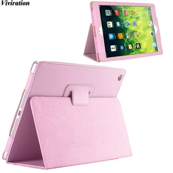 

Beautiful Solid Pink Protective Tablet PC Case Luxury Cover For iPad Mini 1 2 3 7.9 New Arrival Women Girls Fashion Stand Cover