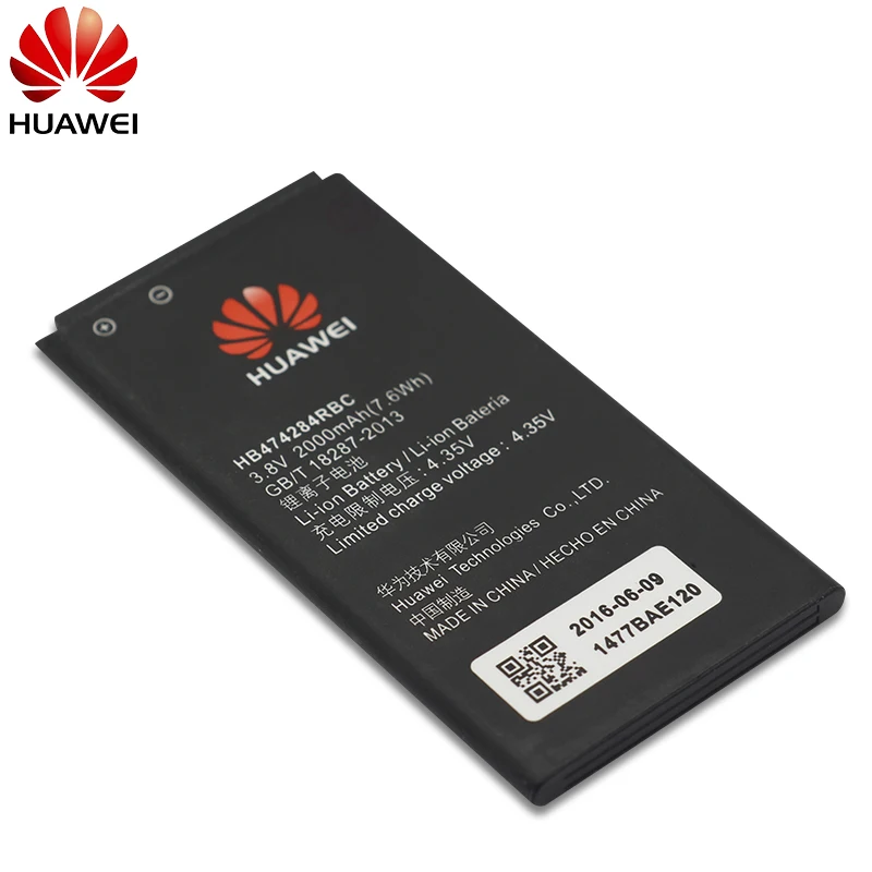 Запасная Оригинальная батарея для телефона Hua Wei HB474284RBC Huawei y550 y560 y625 y635 g521 g620 y5 C8816