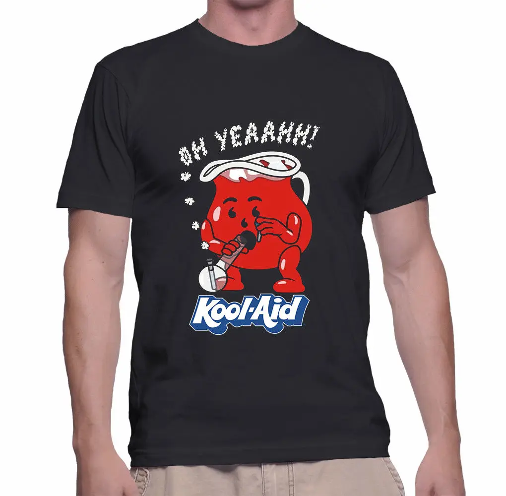 Kool Aid Man Bong Hit Male T Shirt Size 
