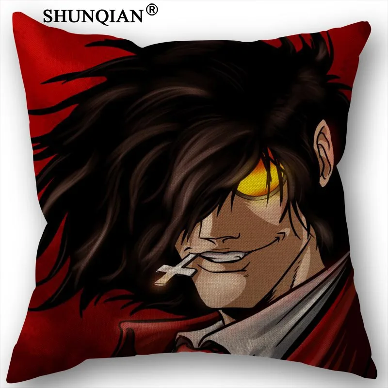 Изготовленный На Заказ Hellsing наволочка с принтом, накидка для подушки, Текстиль для дома декоративная наволочка персонализированный подарок размером 45*45 см - Цвет: 13