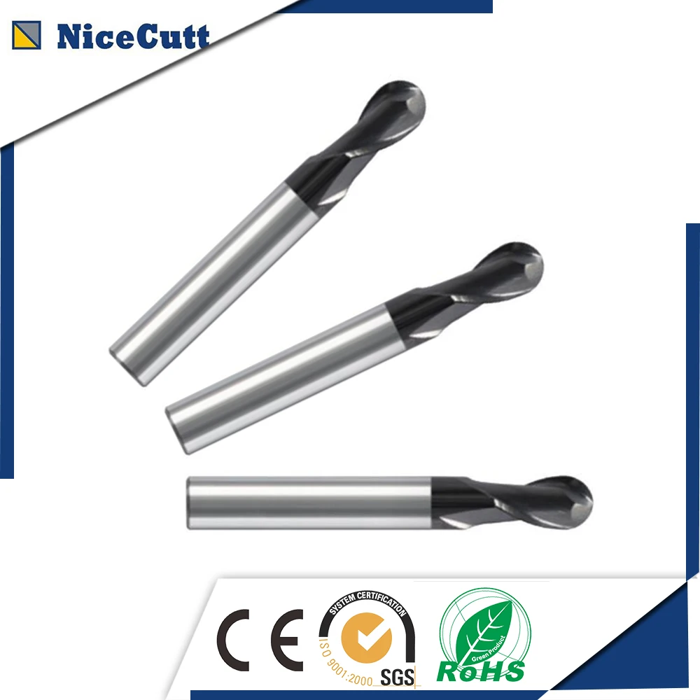 Free Shipping Milling Cutter Flat End Mill 55HRC Solid Carbide Square End Mill High speed