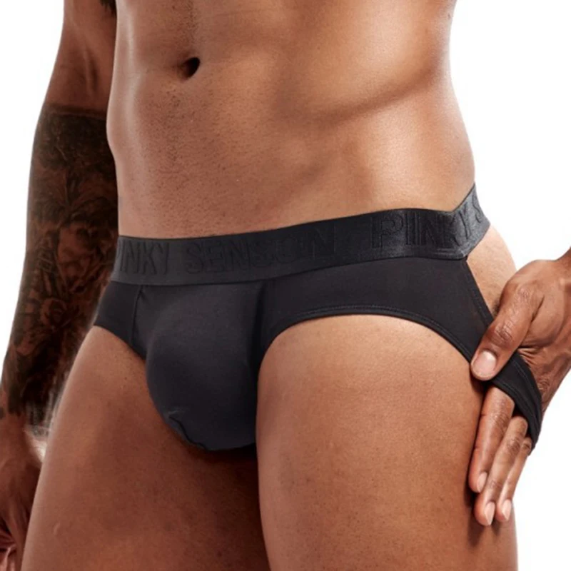 

Pinky Senson Fashion Mens Thongs Popular Underwear Modal Sexy Gay Spandex Cueca Hombre Men Underwear Jockstrap Men S06JS