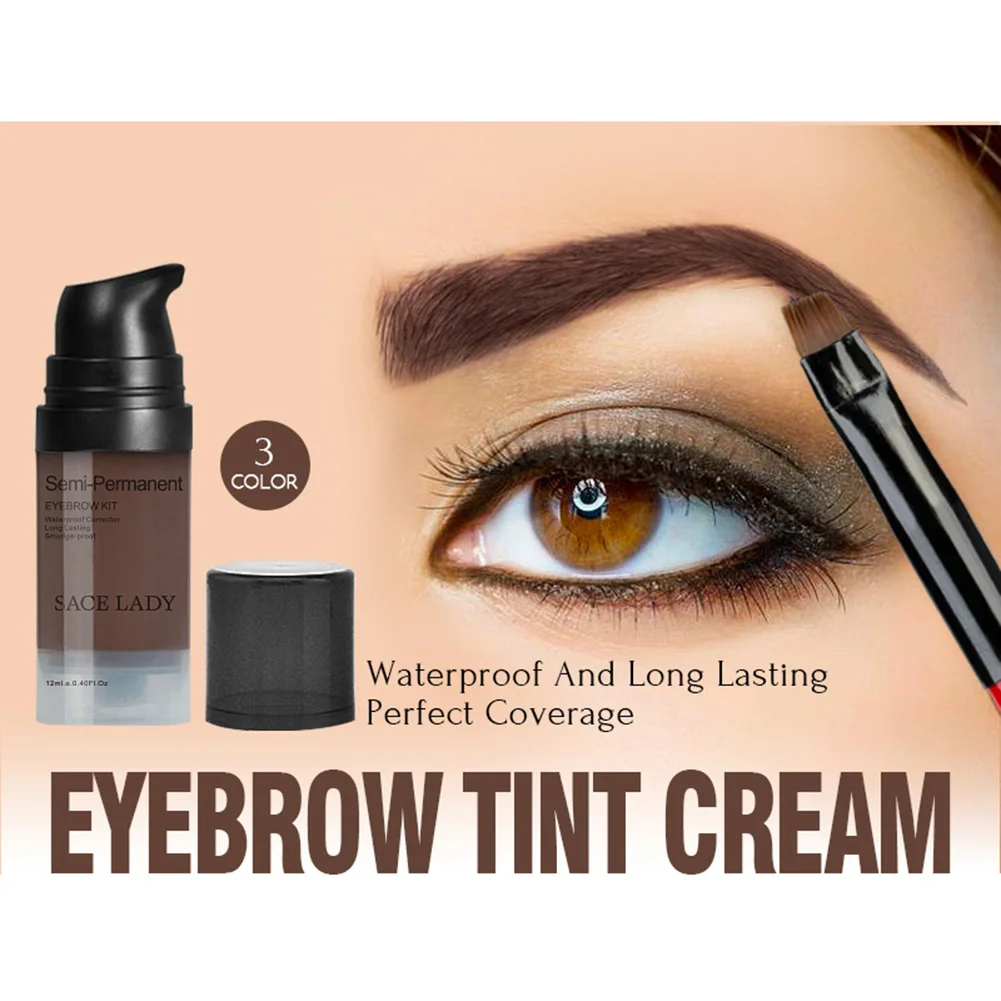 

SACE LADY Eyebrow Dye Gel Waterproof Makeup Shadow for Eye Brow Long Lasting Tint Shade Make-up TY99