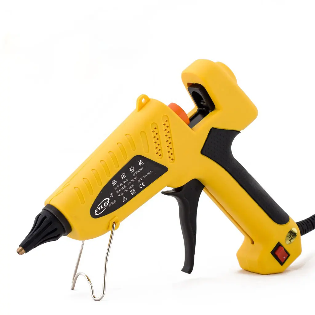 Hot Melt Glue Gun NL 208 60w/80w/100w Comfortable Industrial stage big glue gun for wood work