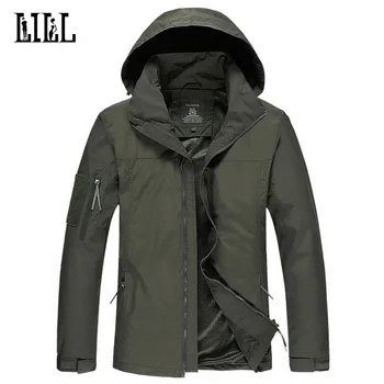 

LILL | Waterproof Male Jacket Folding Hat Men Army Coat Military Style Windbreaker Thin Camouflage Jackets Hooded,UA224