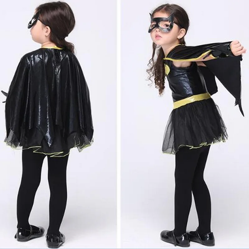 

Kids Girls Tutu Dress Superhero Capes Halloween Christmas Cosplay Party Costume Wonder Woman Superman Children