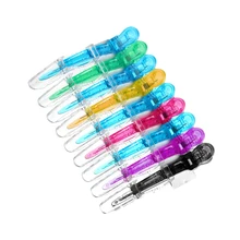 2 шт. профессиональные пластиковые парикмахерские заколки для стрижки салонов заколки для волос Зажимы аллигатора Инструменты для укладки