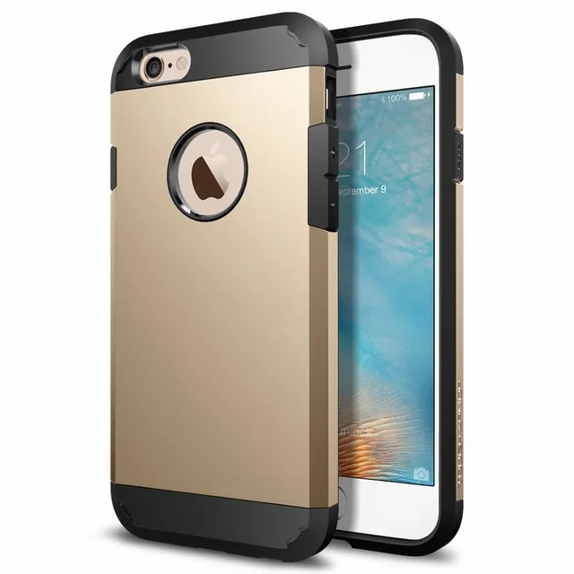 Portefeuille Tough Armor For iPhone 6 S 6S Case Protection Hard Back