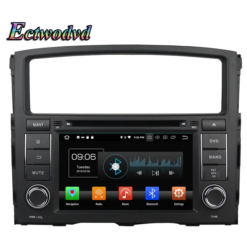 Cheap Ectwodvd Octa Core 4G RAM 64G ROM Android 9.0 Car Multimedia DVD Player GPS HeadUnit for Mitsubishi PAJERO V97/V93 (2006-2011) 13