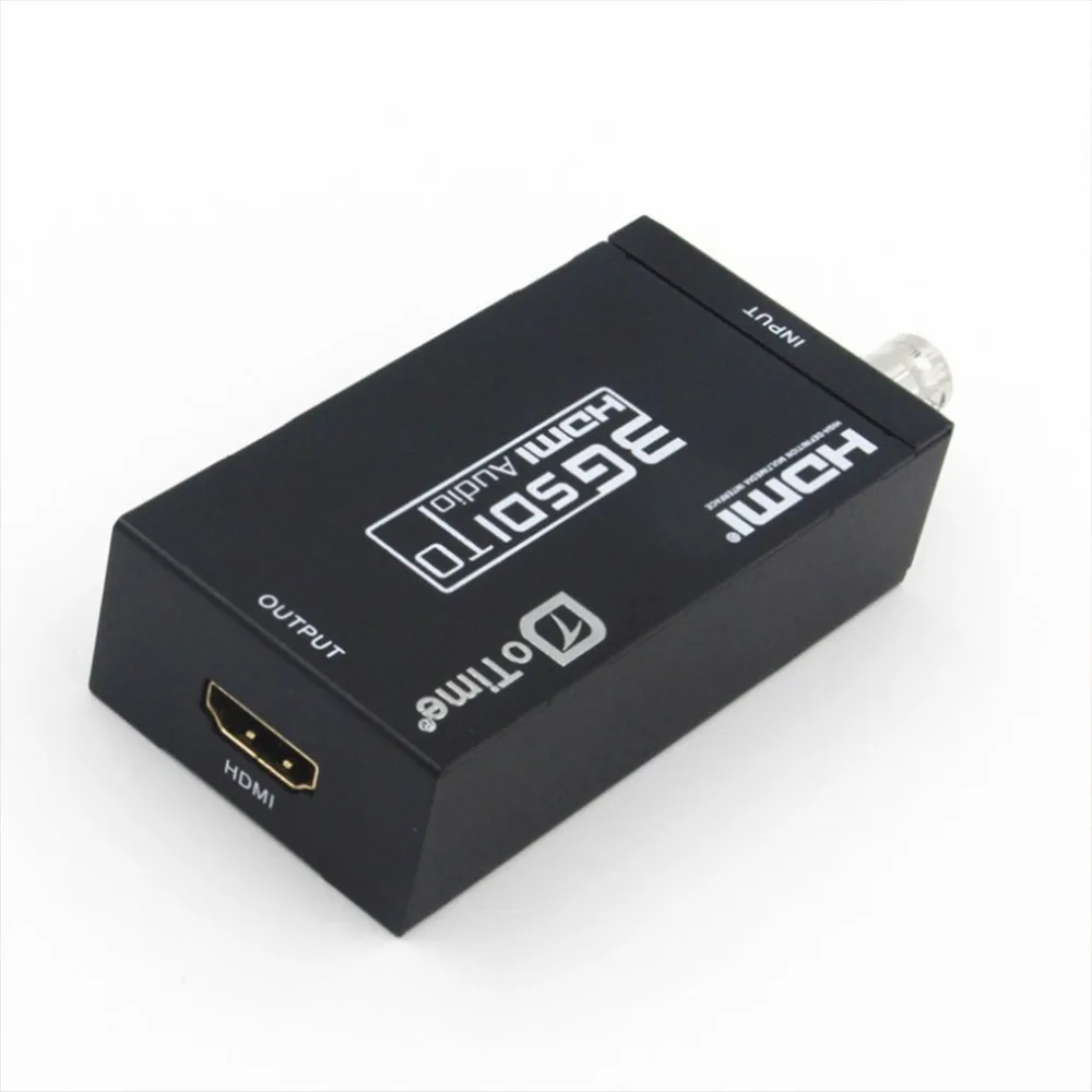 Мини Портативный SDI в HDMI конвертер адаптер Поддержка HD-SDI/3G-SDI сигналы, показывающие на HDMI дисплей видео конвертер