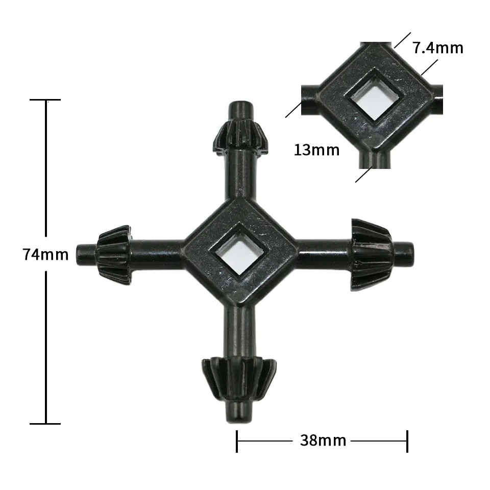 4 в 1 ручная дрель ключ для затягивания сверл патрон Многофункциональный прочный материал из цинкового сплава сверлильный патрон гаечный ключ портативный ручной инструмент - Цвет: 1PC