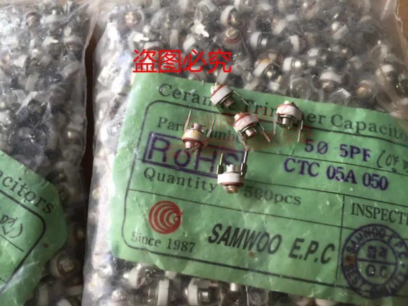 

Original new 100% Korea import volume 5MM variable capacitor fine-tuning capacitor 5P ceramic adjustable capacitor (Inductor)