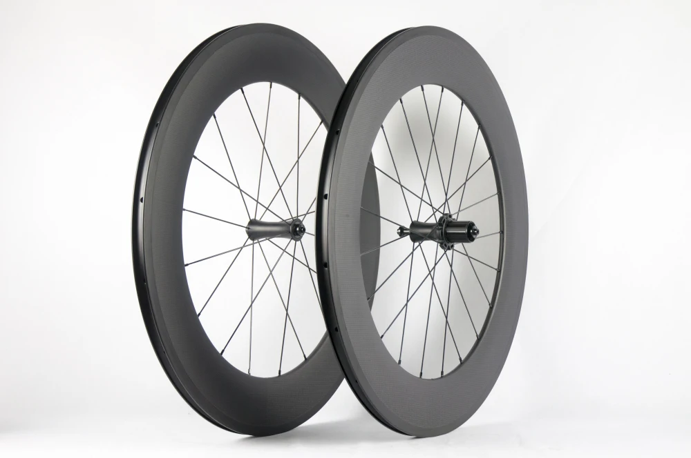 

SuperTeam carbon firber 88mm clincher wheelset Road 700C with basalt braking