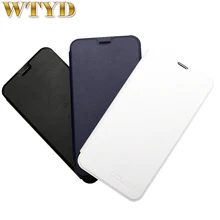 Ocube Doogee Y6 Max Чехол протектор В виде ракушки Весна по горизонтали Флип кожаный чехол с держателем для Doogee смартфон