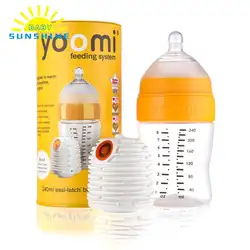 YOOMI Детские теплые + 140 мл бутылочку с медленным потоком соска комплект Портативный кормления Системы самонагревание бутылки избежать