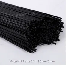 40 шт черные PP пластиковые сварочные стержни/PP сварочные стержни для пластикового сварочного пистолета/горячего воздуха/сварочный инструмент 1 шт = 1 метр